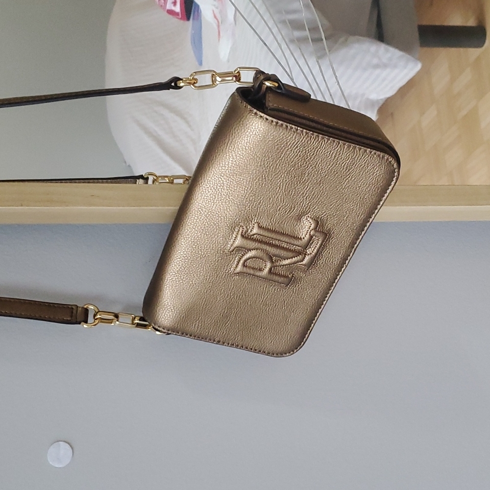 Gold Ralph Lauren Purse